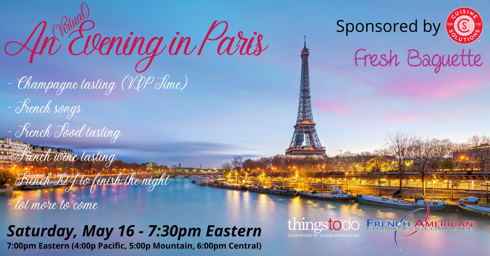 An (Online) Evening in Paris | FACC Washington D.C. Chapter